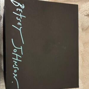 Betsey Johnson crystal stone ankle boots in original box